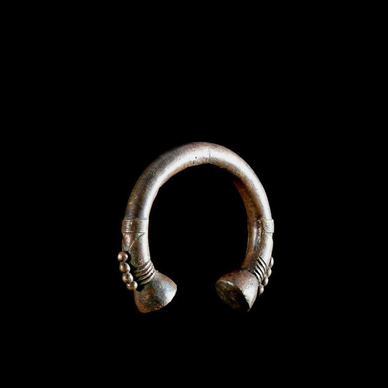 Bracelet Monnaie en Bronze - Minchika - Nigeria