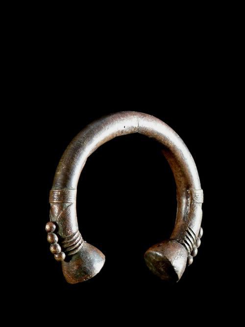 Bracelet Monnaie en Bronze - Minchika - Nigeria