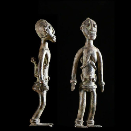 Maternite en bronze - Lobi - Burkina Faso