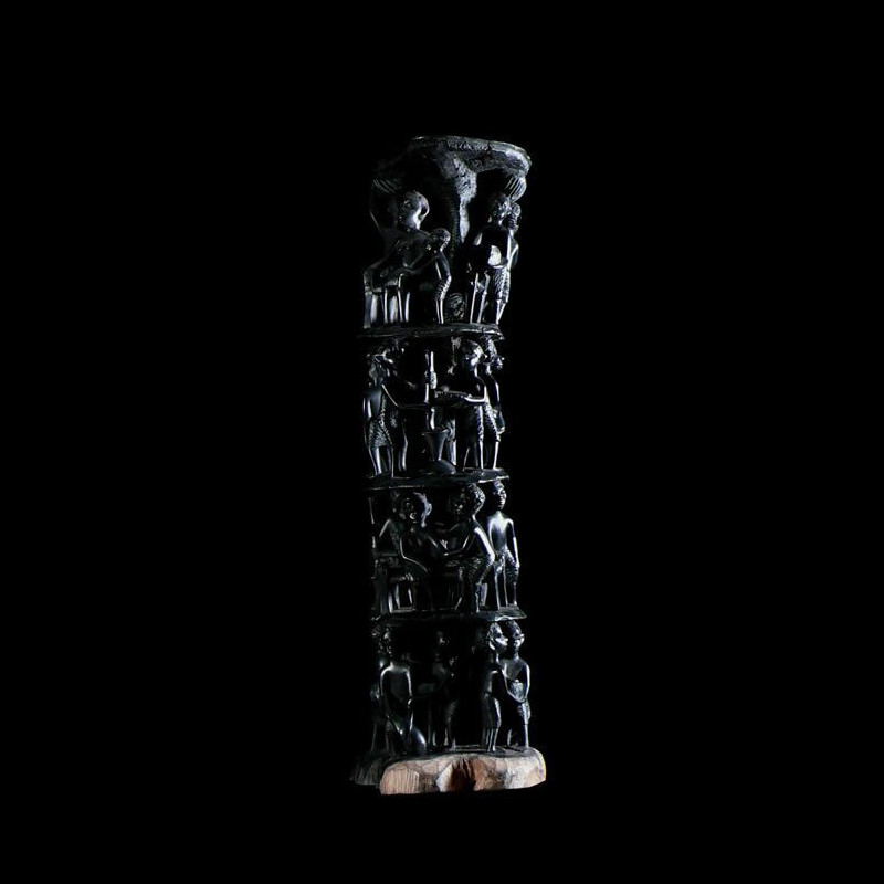Sculpture Contemporaine Ujama - Makonde - Tanzanie
