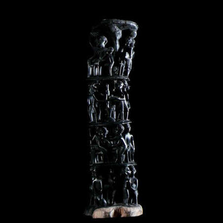 Sculpture Contemporaine Ujama - Makonde - Tanzanie