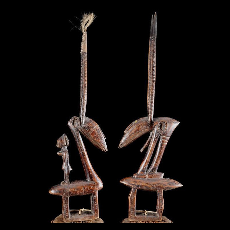 Cimiers Gazelle Ti Wara / Ci Wara Couple - Bambara / Bamana - Mali
