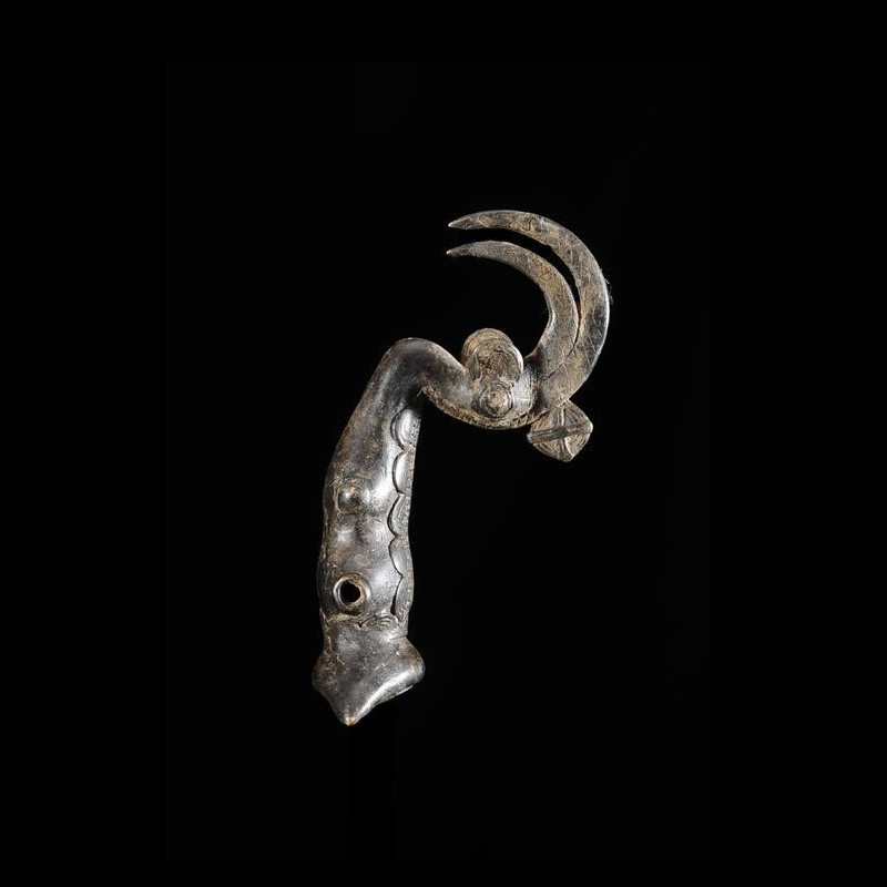 Sifflet en bronze - Lobi - Burkina Faso - Aerophones