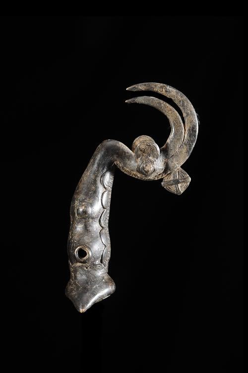 Sifflet en bronze - Lobi - Burkina Faso - Aerophones