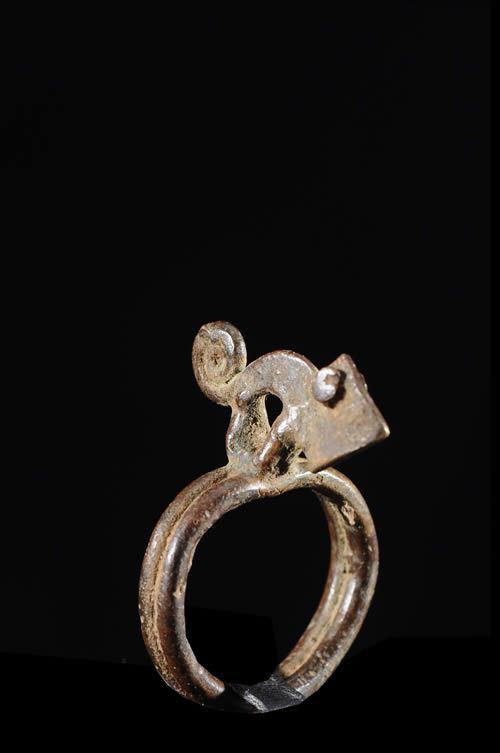 Bague amulette cameleon - Lobi - Burkina Faso