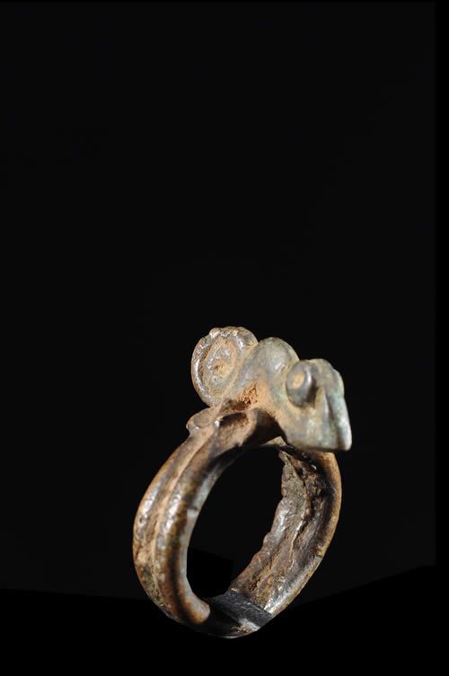 Bague amulette cameleon - Lobi - Burkina Faso