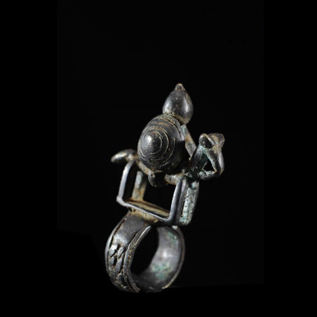 Bague amulette cavalier - Dogon - Mali