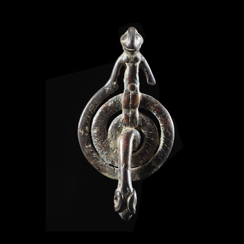 Pendentif Serpents et genie Debira - Gan / Lobi - Burkina Faso