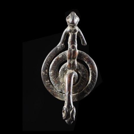 Pendentif Serpents et genie Debira - Gan / Lobi - Burkina Faso