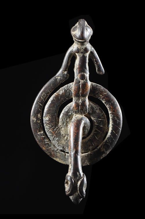 Pendentif Serpents et genie Debira - Gan / Lobi - Burkina Faso