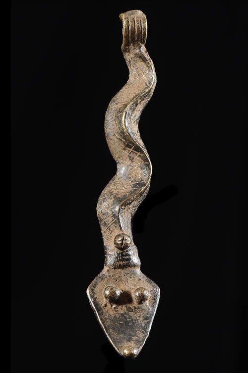 Amulette Jambiere Serpent - Lobi / Gan - Burkina Faso