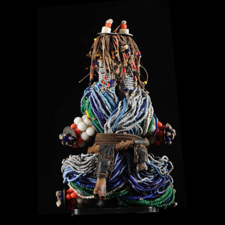 Poupee Ham Pilu - Fali - Cameroun - Poupees et perles africaines