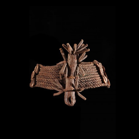 Poupee Brassard en cuir - Kirdi ? - Cameroun - Poupees d’afrique