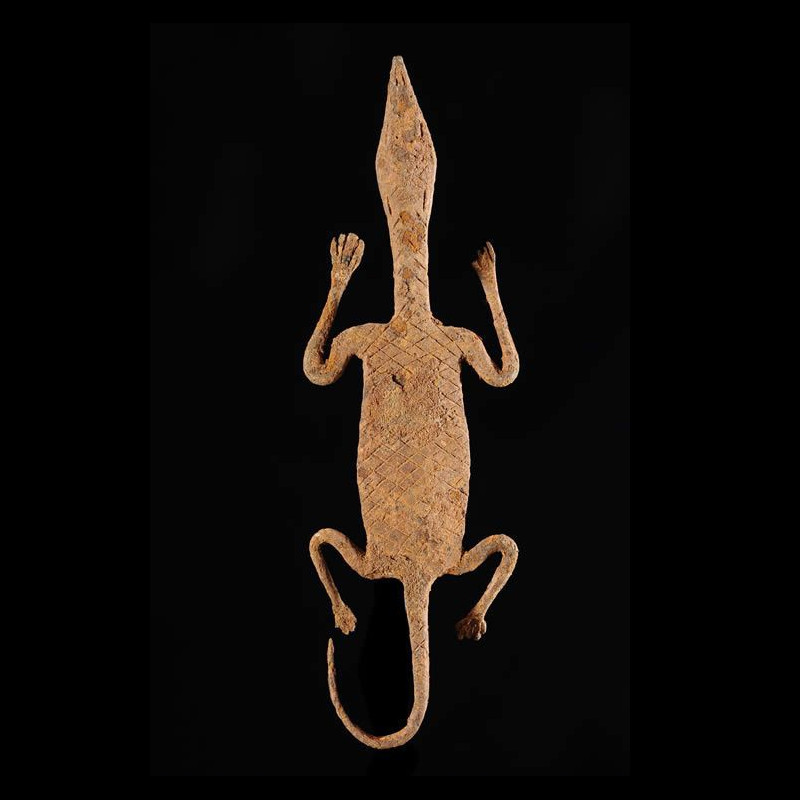 Fer noir autel Crocodile - Lobi - Burkina Faso