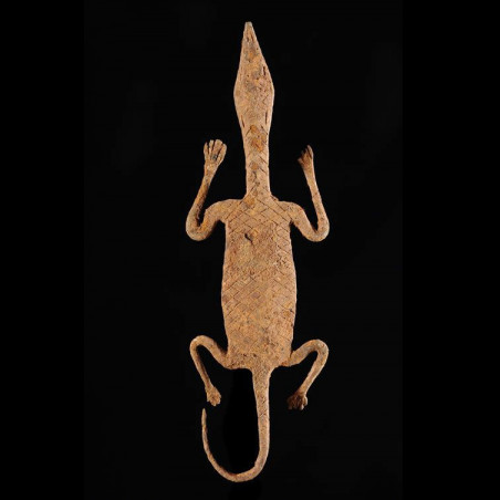 Fer noir autel Crocodile - Lobi - Burkina Faso