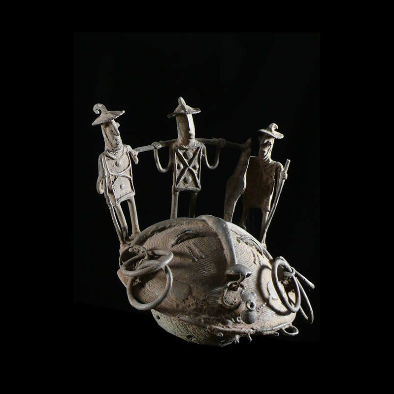Bronze Anthopomorphe - Ashanti - Ghana