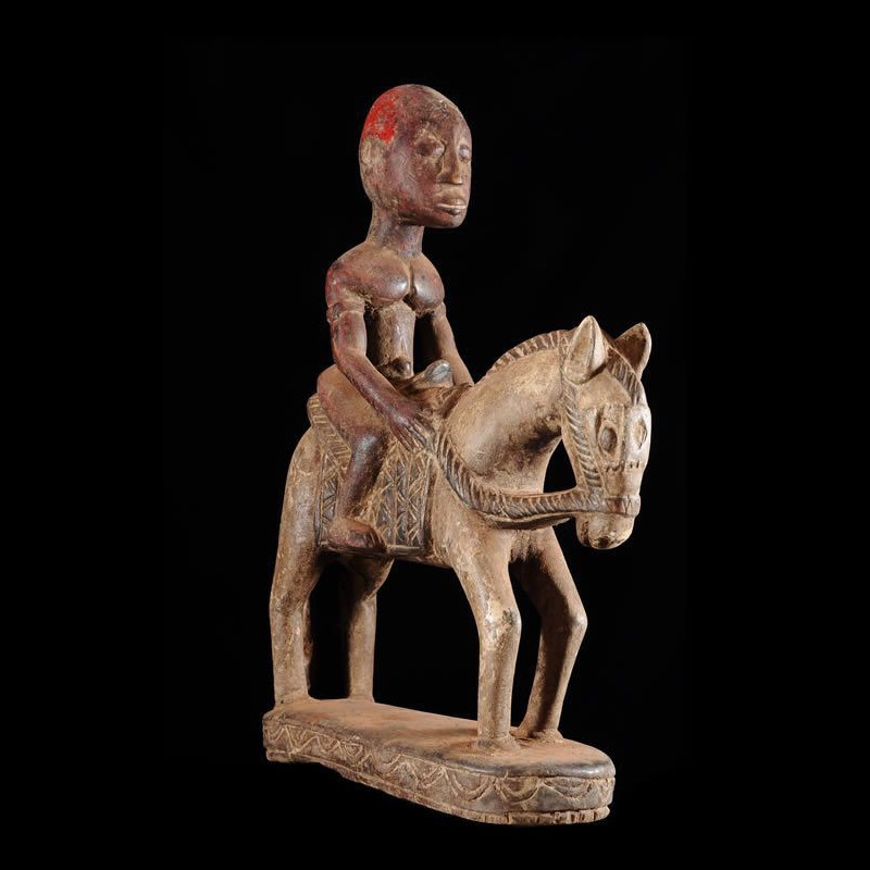 Cavalier et son cheval Syonfolo - Senoufo - Côte d'Ivoire