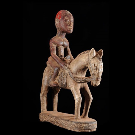 Cavalier et son cheval Syonfolo - Senoufo - Côte d'Ivoire