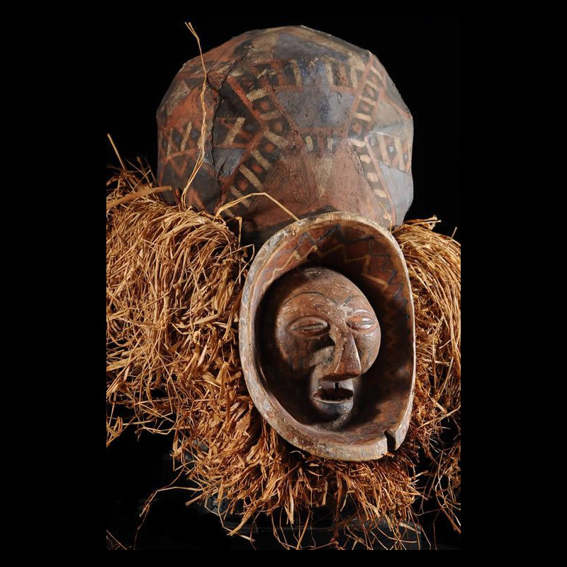 Masque initiatique Mukanda - Yaka / Suku - RDC Zaire