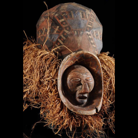 Masque initiatique Mukanda - Yaka / Suku - RDC Zaire