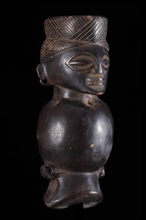 Sifflet en bois - Chokwe - RDC Zaire - Aerophones