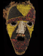 Masque initiatique Marmo en cuir - Iraqw - Tanzanie