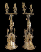 Cloche Ceremonielle - Nigeria - BIni Edo - Bronze cire perdue