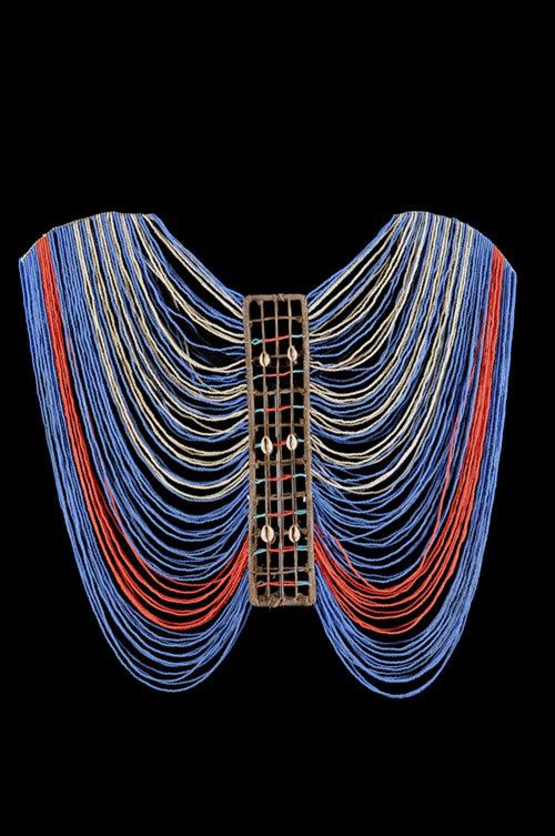 Corset de jeune fille en perles - Dinka - Soudan - Parures