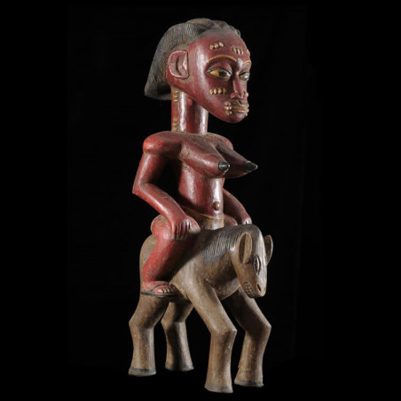Cavalier et son cheval Syonfolo - Senoufo - Côte d'Ivoire