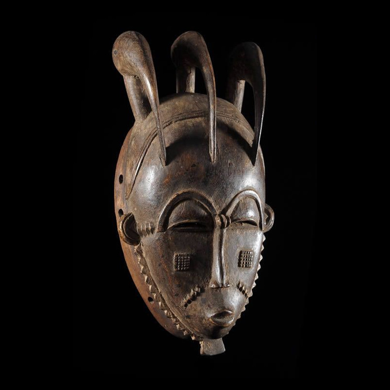 Masque de rejouissance Mblo - Baoule - Côte d'Ivoire