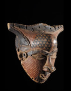 Masque Initiatique polychrome - Kuba / Bakuba - RDC Zaire