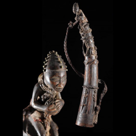 Trompe ou Olifant en Corne - Bamoun / Bamileke - Cameroun