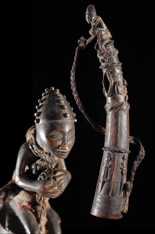 Trompe ou Olifant en Corne - Bamoun / Bamileke - Cameroun