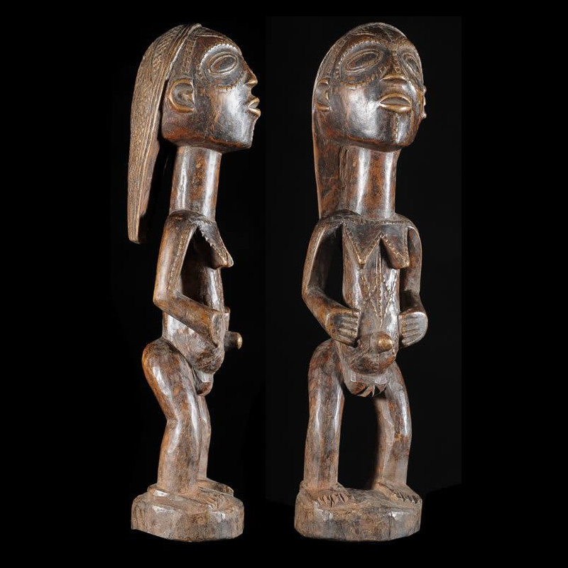Statue cultuelle - Tabwa - RDC Zaire