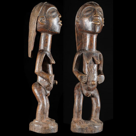 Statue cultuelle - Tabwa - RDC Zaire