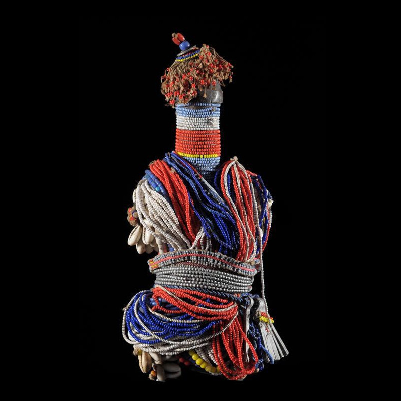 Poupee Ham Pilu - Fali - Cameroun - Poupees et perles africaines