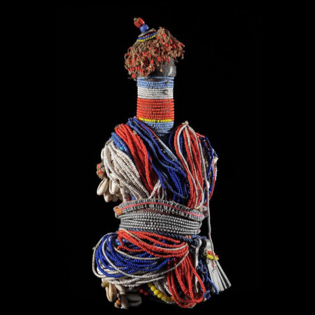 Poupee Ham Pilu - Fali - Cameroun - Poupees et perles africaines