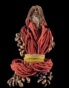 Poupee Ham Pilu - Fali - Cameroun - Poupees et perles africaines