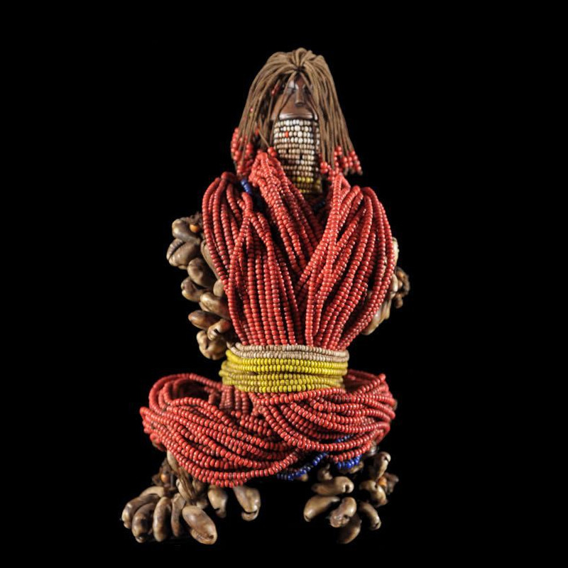 Poupee Ham Pilu - Fali - Cameroun - Poupees et perles africaines