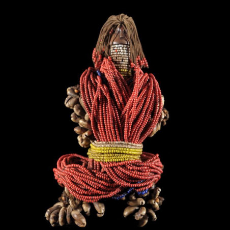 Poupee Ham Pilu - Fali - Cameroun - Poupees et perles africaines