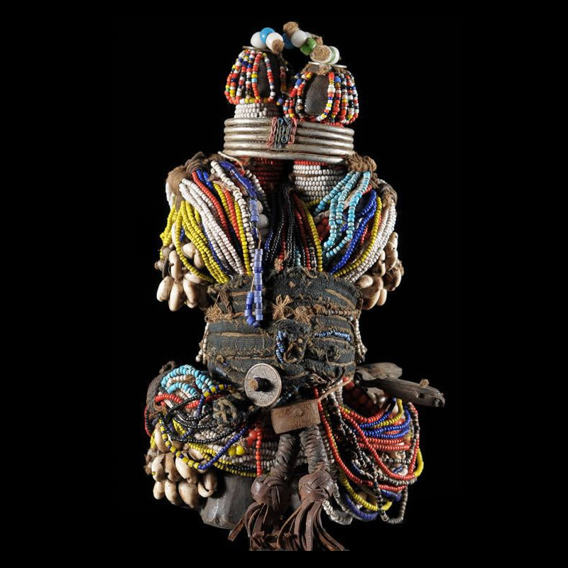 Poupee Ham Pilu - Fali - Cameroun - Poupees et perles africaines