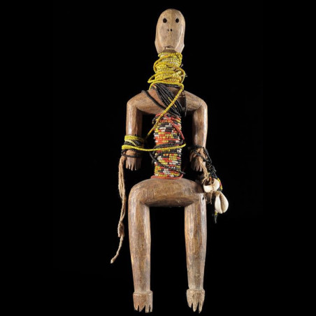 Poupee Namji - Nigeria / Cameroun - Poupee perles africaines