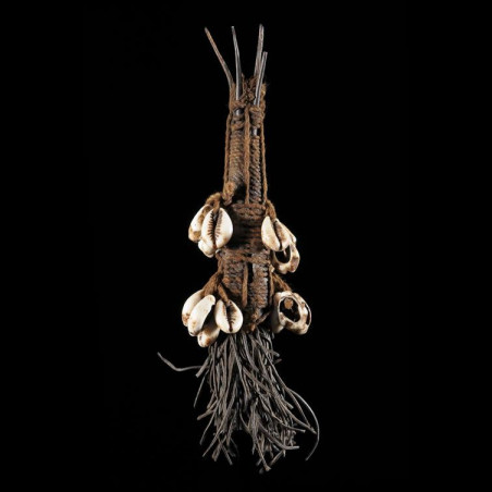 Poupee Brassard en cuir - Kirdi ? - Cameroun - Poupees d’afrique