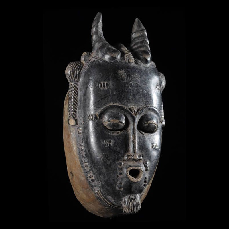 Masque de rejouissance Mblo - Baoule - Côte d'Ivoire