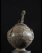Pot a onguents magiques en bronze - Dogon - Mali - Bronzes
