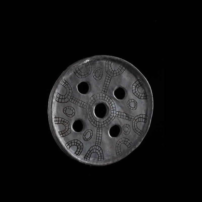 Labret en terre cuite - Mursi / Surma - Ethiopie