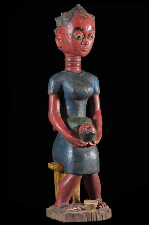 Statuette Maternite - Baoule - Côte d'Ivoire