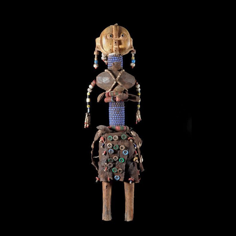 Poupee rituelle perlee - Baggara - Soudan