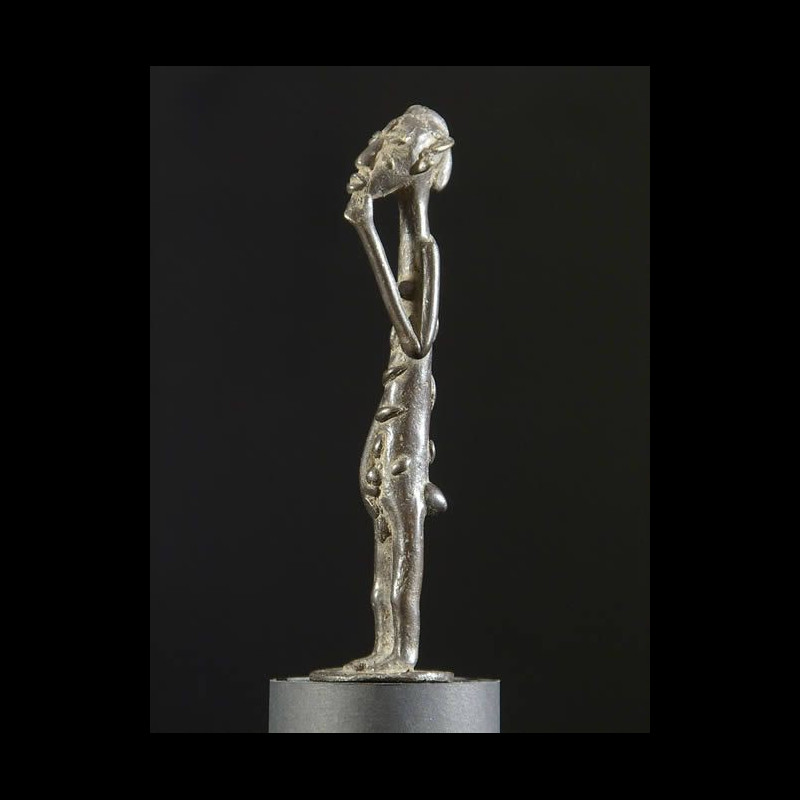 Personnage Baoule en Bronze - Statuettes Bronze Afrique