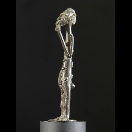 Personnage Baoule en Bronze - Statuettes Bronze Afrique